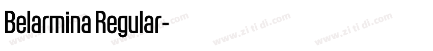 Belarmina Regular字体转换 Belarmina Regular字体转换